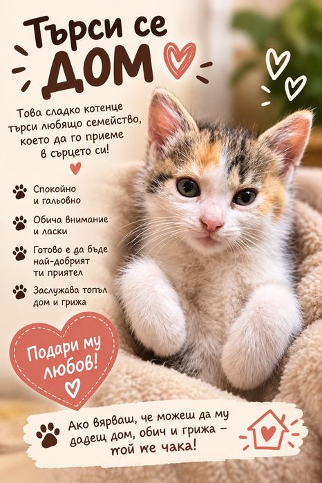 Подаряваме котенца