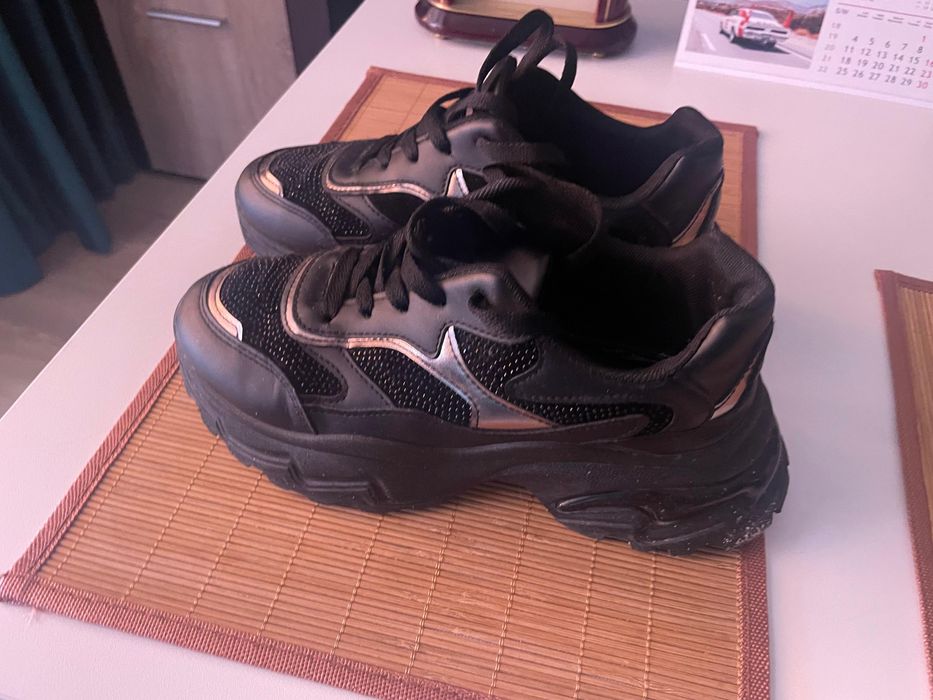 Sneakers dama din piele ecologica