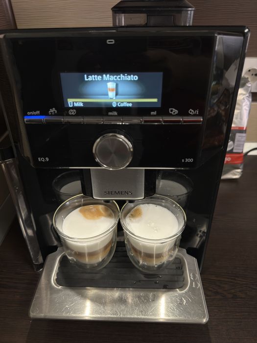 Siemens EQ9 EQ 9 espressor expresor cafea latte machiato cappuccino