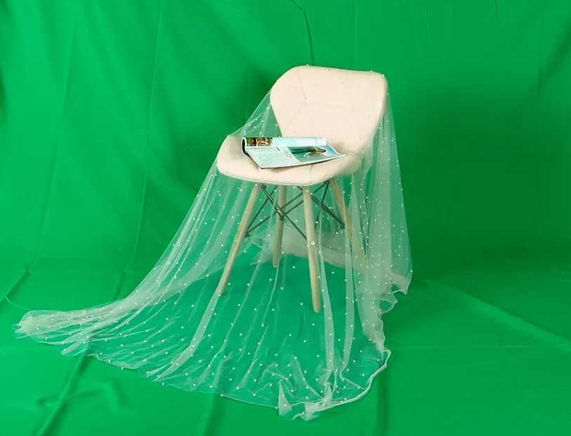 Фон за фотография / видео - зелен , бял , черен , сив цвят 2х3 м.