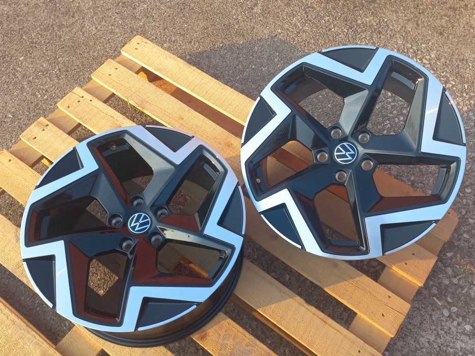 18 Vw Seat Škoda Audi 8j et40 Black Polish Golf Passat Tiguan Superb