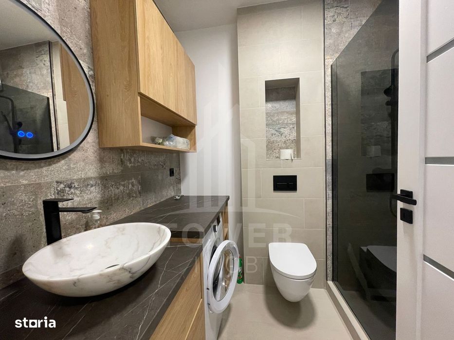 Apartament 2 camere decomandat,et 1-55mp,mobilat,6mp balcon,zona Brana