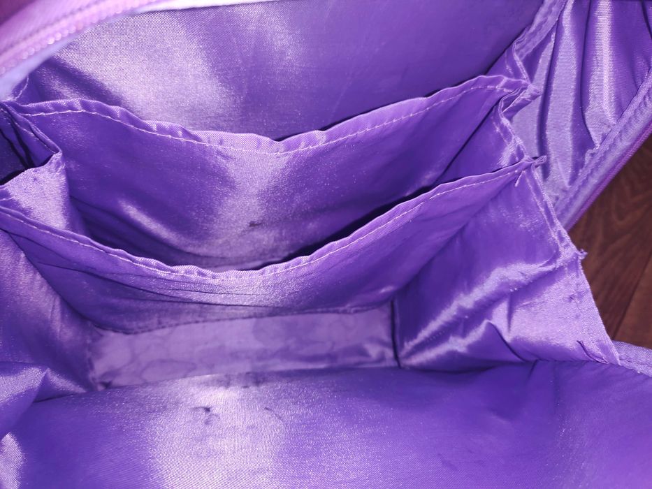 Рюкзак сиреневый с рисунком кошки