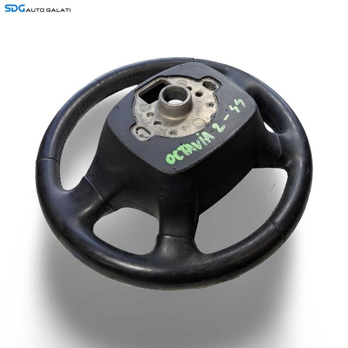 Volan Piele 4 Spite Skoda Octavia 2 2004 - 2013 [LR2574]