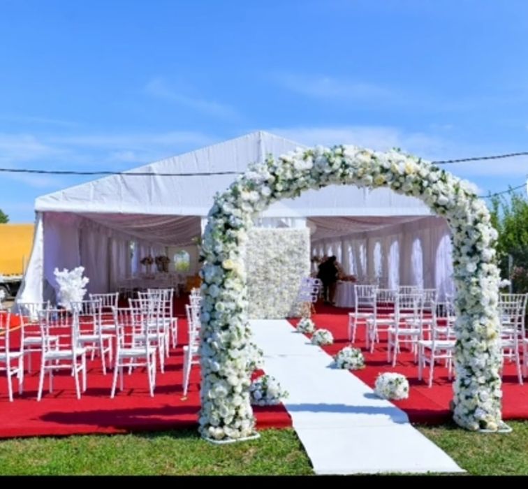 Corturi de 15×50 și 10×50m pentru nunti