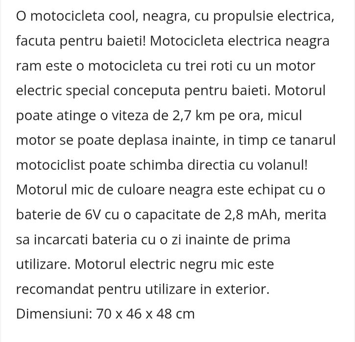 Motocicleta electrica