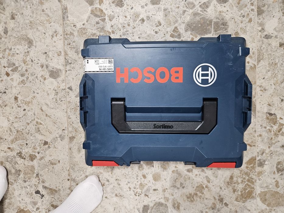 Bosch Professional GWS 12V-76 – Mini polizor 12V – Acumulator – L-BOXX ...
