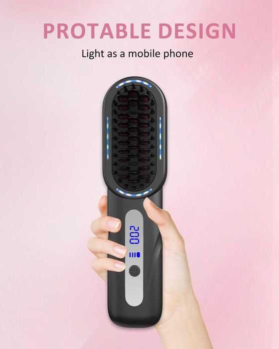 Безжична акумулаторна четка за брада и коса MEKK YX838