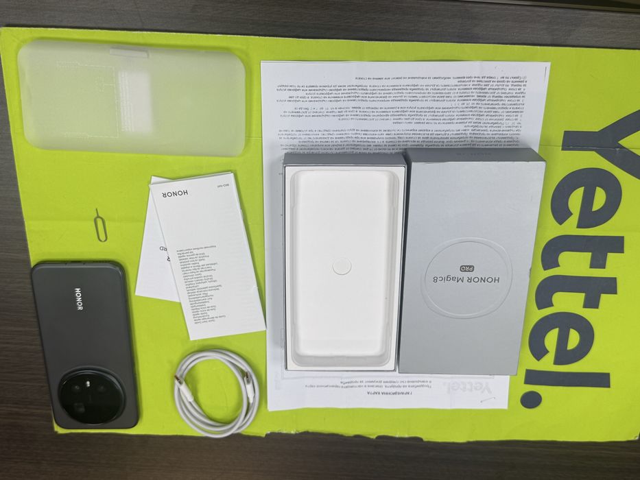 КАТО НОВ 512GB Honor Magic 8 Pro Гаранция Yettel 2029 Black