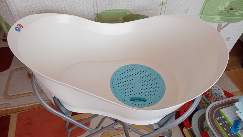 Бебешка вана Babymoov Aquanest със стойка (+ затопляща подложка)