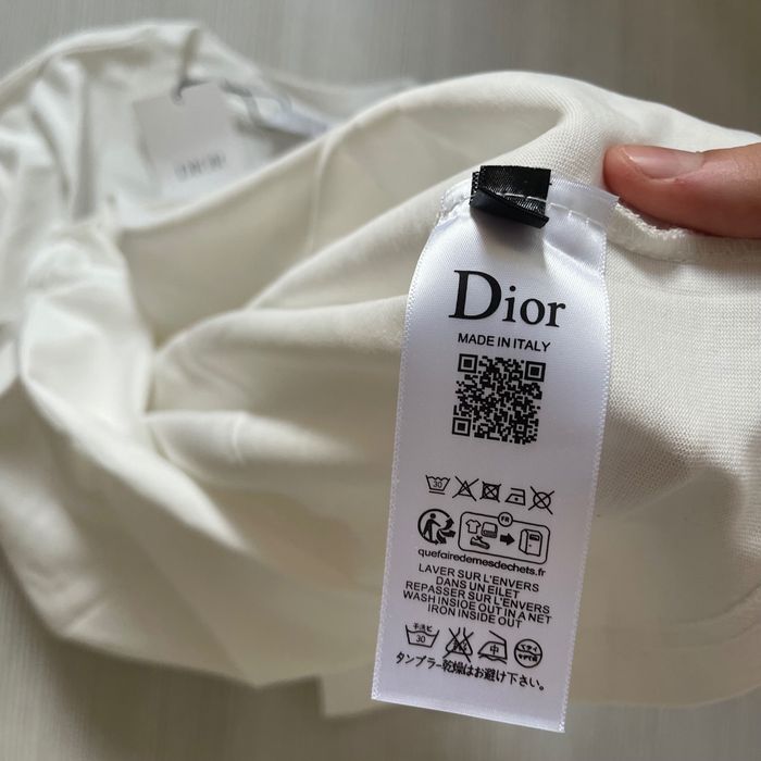Tricou Alb Dior - S
