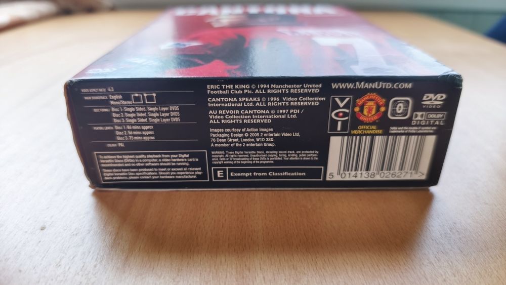 Колекционерски 3-DVD бокс сет: CANTONA: The Complete Collection (Манчестър Юнайтед)