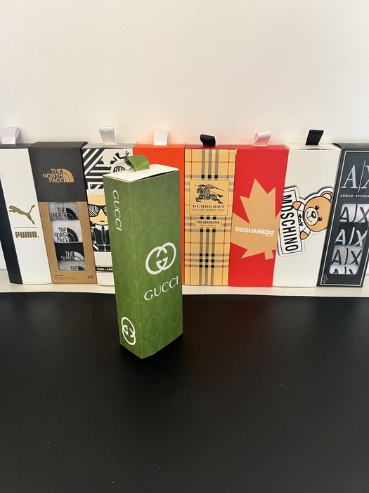 Set 6 perechi de sosete lungi GUCCi calitate deosebita cadoul perfect