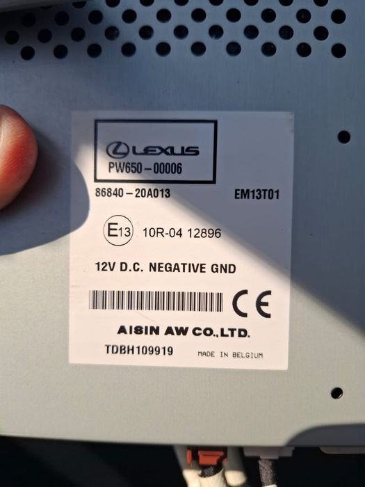 Unitate principala radio navigatie Lexus IS XE30 2013-2020