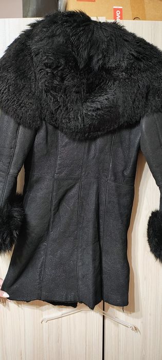 Дамско палто от естествена кожа