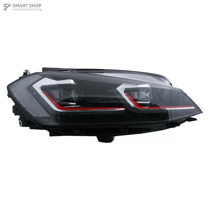 Faruri LED compatibil cu VW Golf 7.5 VII (2017+) GTI Look cu Semnal Dinamic