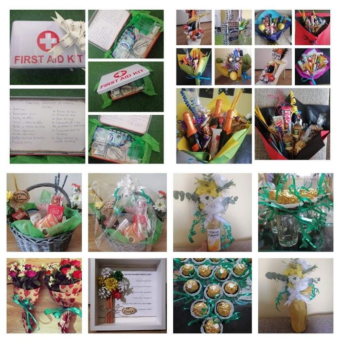 Нестандартни букети, подаръци за всеки повод cvetnobg.com .