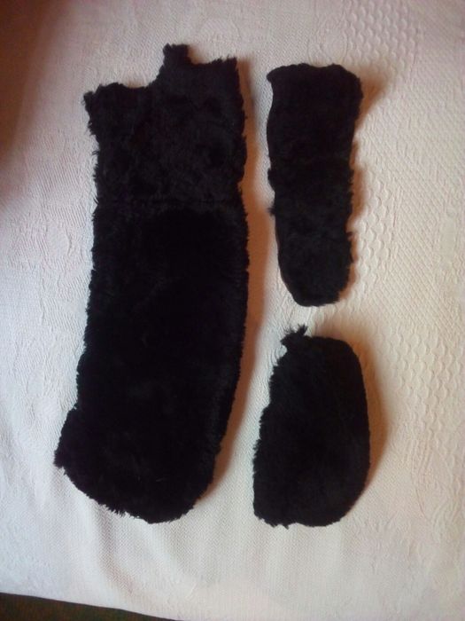 Шкурка меховая 2шт (натуральный мех)