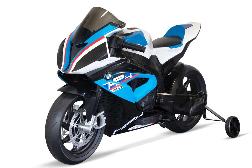 Motocicleta electrica pt. copil 4-9 ani, BMW Hp4 2x 45W 12V 7A, blue