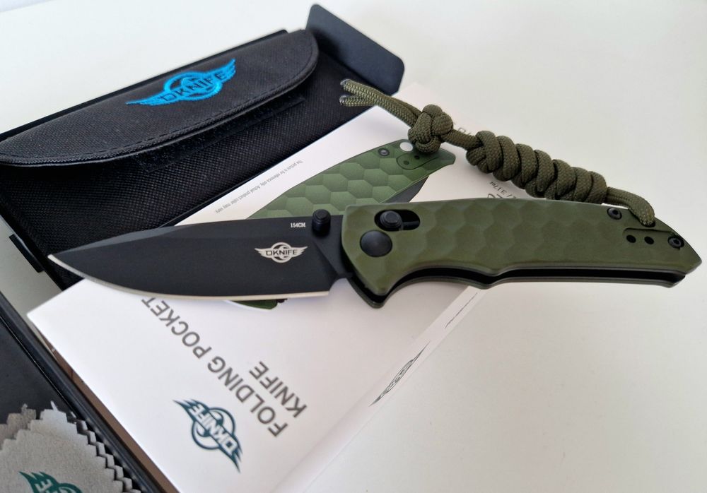 Cutit pliabil EDC Oknife Rubato 3, otel 154CM, rail lock, nou