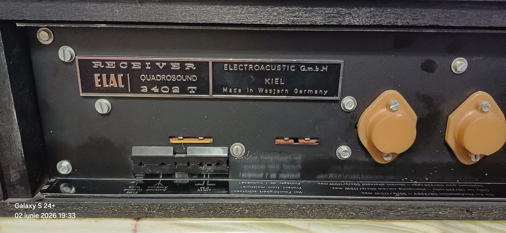 Amplituner vintage Elac 3402