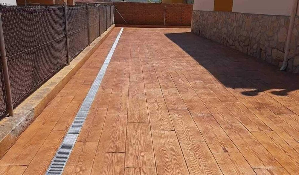 Pavaje beton amprentat si elicopterizat