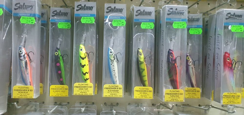 Воблери SALMO FREEDIVER 9см. и 12см.