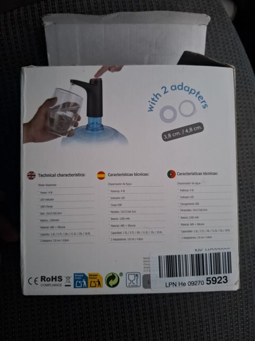 Pompă electrică pentru bidon de apă NK – Nouă la cutie