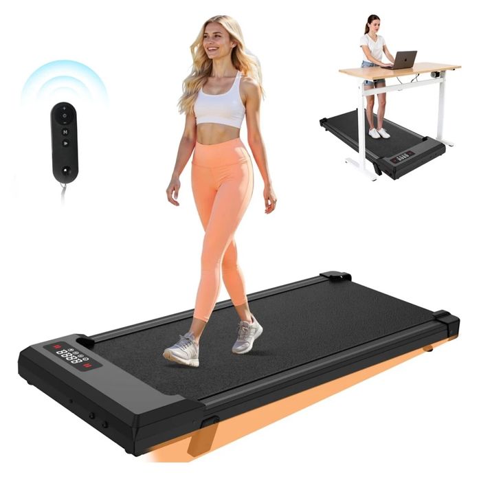 Преносима бягаща пътека с LED. дисплей и дистанционно  1до 8 км.ч и ръчен наклон 7%!