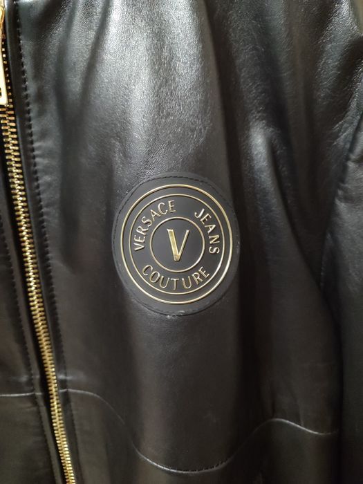 Кожено яке Версаче