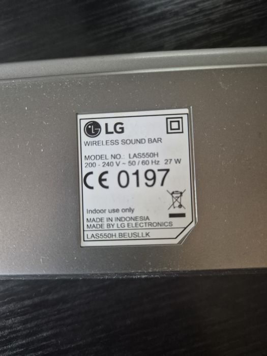 Soundbar LG LAS550H