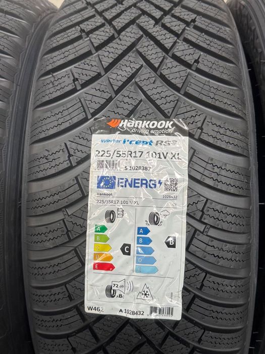 Vând 4 anvelope 225/55/17 hankook de iarnă noi