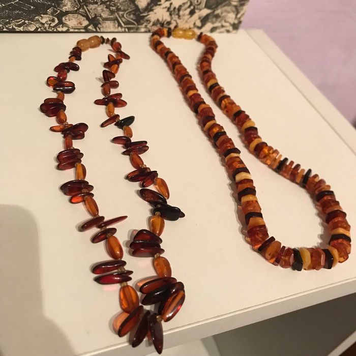 Янтарь Янтарные бусы винтаж