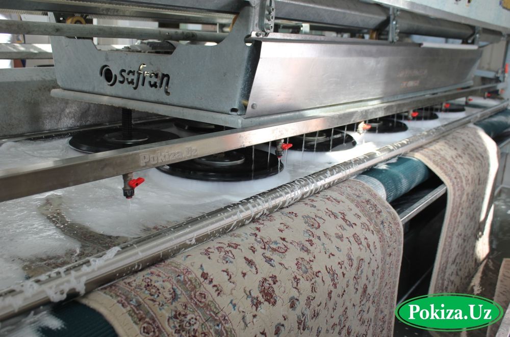 Гилам ювиш фабрикаси. Фабрика стирки ковров Pokiza.uz