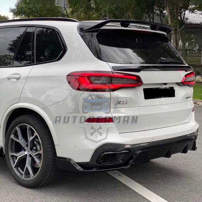 Спойлер за G05 BMW Roof лип за покрива черен гланц (2019+)