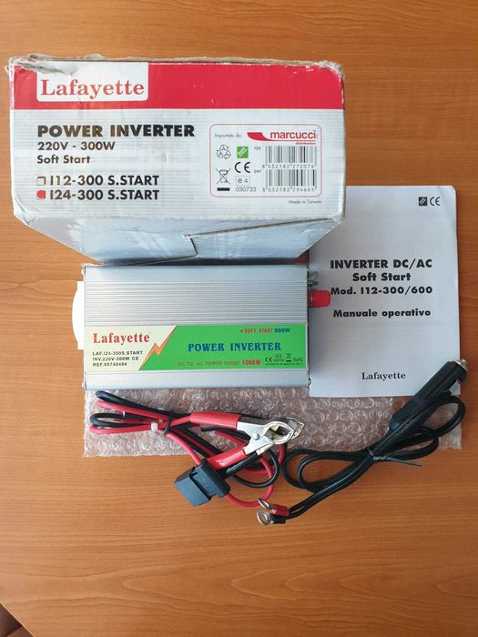 Vand invertor marca italiana Lafayette - 24V 300W - 220V