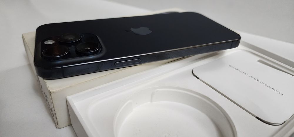 Iphone 15 Pro Max Blue Titanium Sim Kar Dak FULL