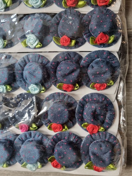 Фиби за коса с форма на шапка / крафт материали