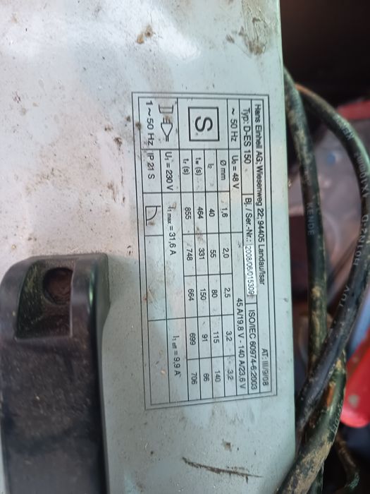 Aparat de sudura DURO în stare foarte buna