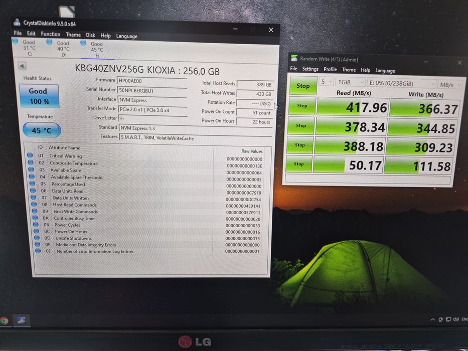 Ssd Samsung, kioxia, patriot 256 gb, nvme gen4