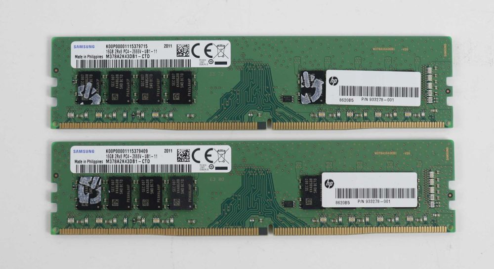 Samsung  32GB DDR4 2666Mhz 1Rx8 PC4-21300 Unbuffered CL19