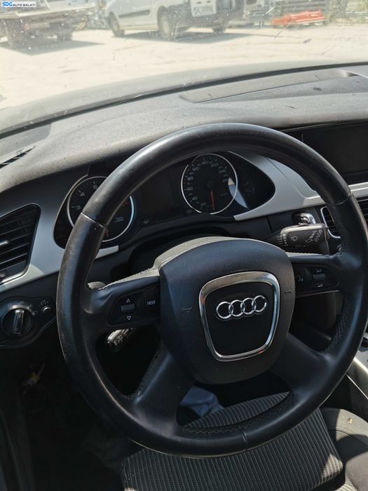 Volan Piele 4 Spite cu Comenzi FARA Airbag Audi A4 B8 2008 - 2012 [K7402]