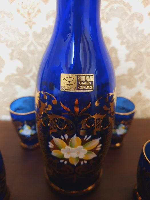 Коньячный набор Чехословакия hand made