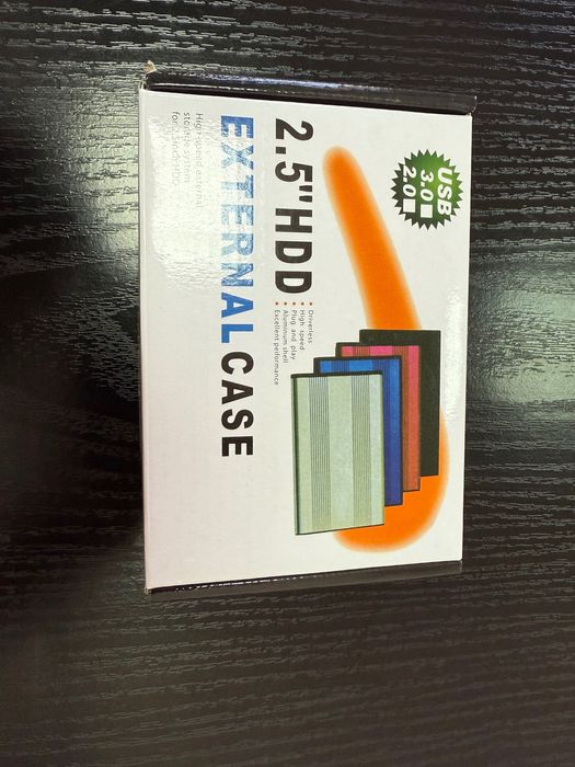 Кутия за 2.5" твърд диск, SATA - USB, 129x13x76mm