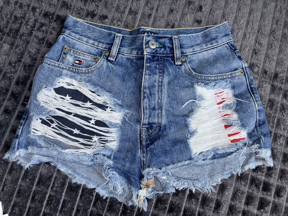 Къси дънкови панталонки Tommy Hilfiger