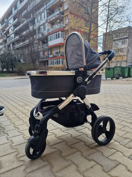Бебешка количка iCandy Peach 2 in 1 Truffle + кош за кола