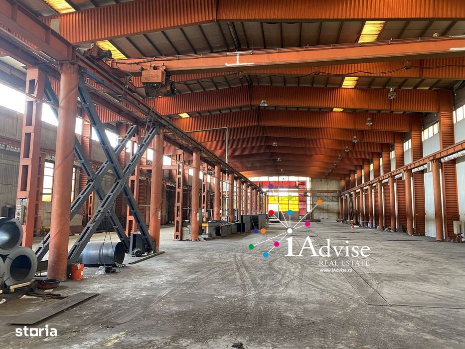 Spatiu industrial/ Hala de productie 3500 mp - Pod rulant