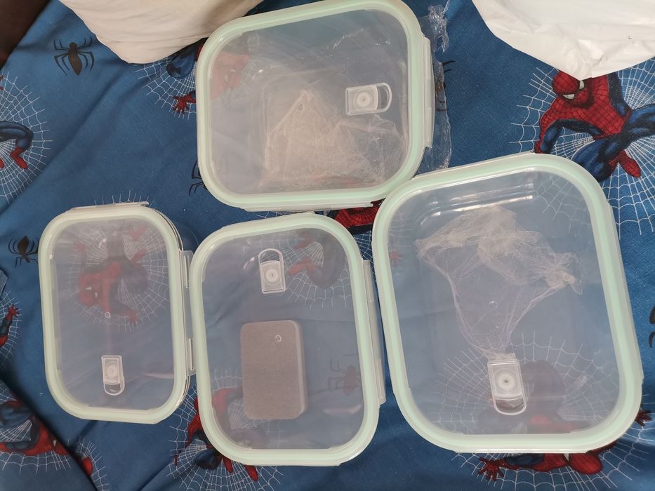 Комплект контейнери за храна от стъкло без BPA, подходящи за микровълн