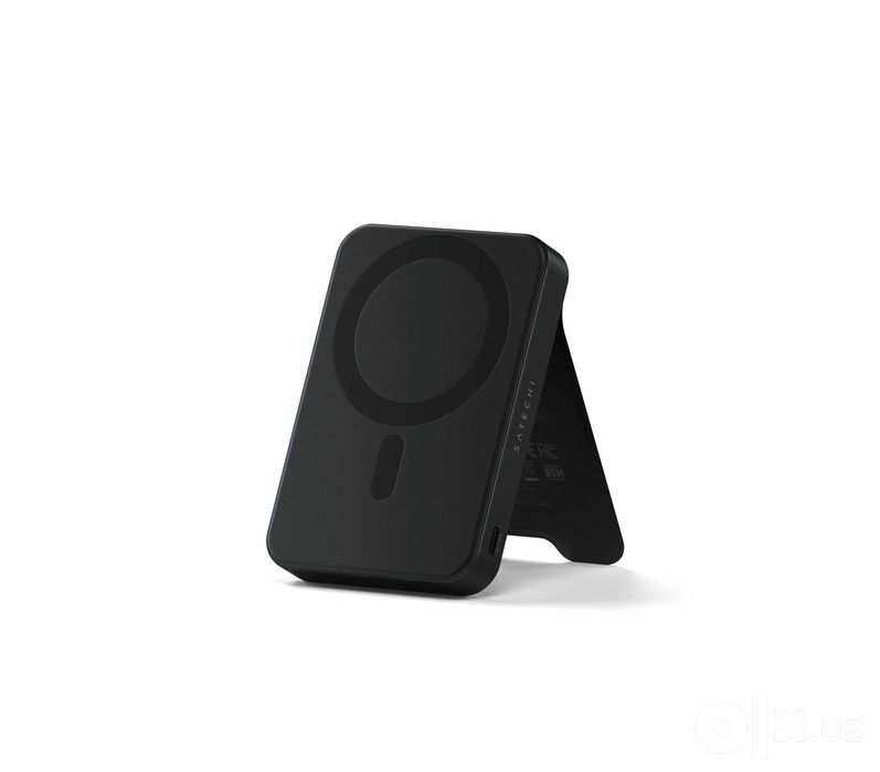 ( Повербанк с подставкой Qi2 10K Magnetic Power Bank Black
