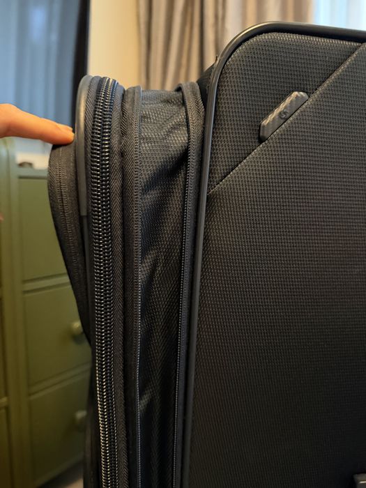 Голям текстилин куфар на Samsonite